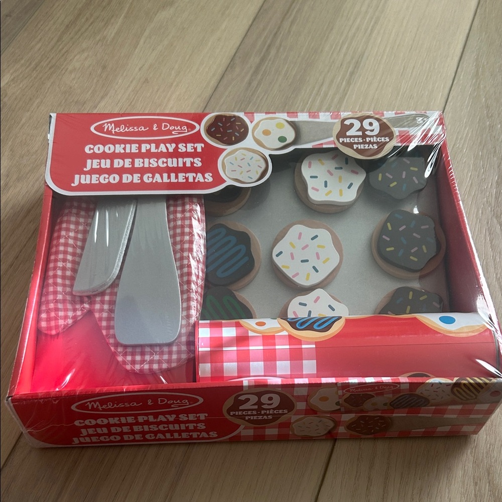 Melissa & Doug Cookie Play Set - Red, White, Brown